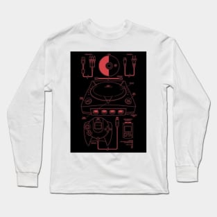 Dreamcast Console Overview Long Sleeve T-Shirt